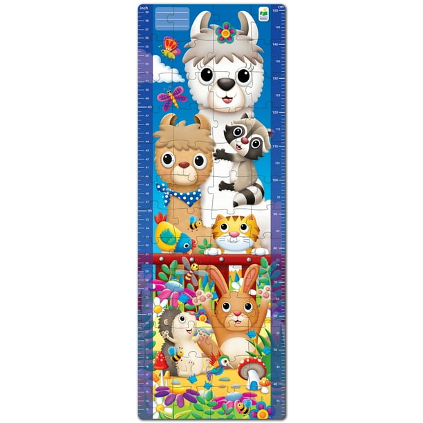 The Learning Journey: Long & Tall Puzzles Animal Friends Growth Chart Award Winning Toys Height Chart Puzzle The Learning Journey: Long & Tall Puzzles Animal Friends Growth Chart Award Winning Toys Height Chart Puzzle